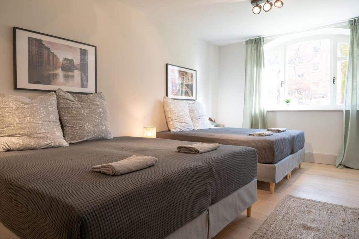 Spacious 3-Bedroom Apartment Near Eilbekpark Hamborg Eksteriør billede